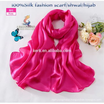 Luxury Satin silk fashion scarves hijab scarf